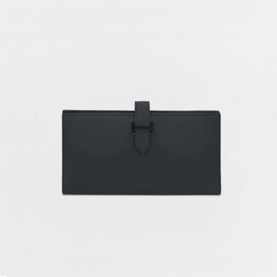 エルメス HERMES ベアンスフレ ベアン スフレ 財布 長財布 ロングウォレット マダム ソーブラック SO-BLACK モノクローム ブラック black 黒 ブラック金具 エプソン ヴォーエプソン