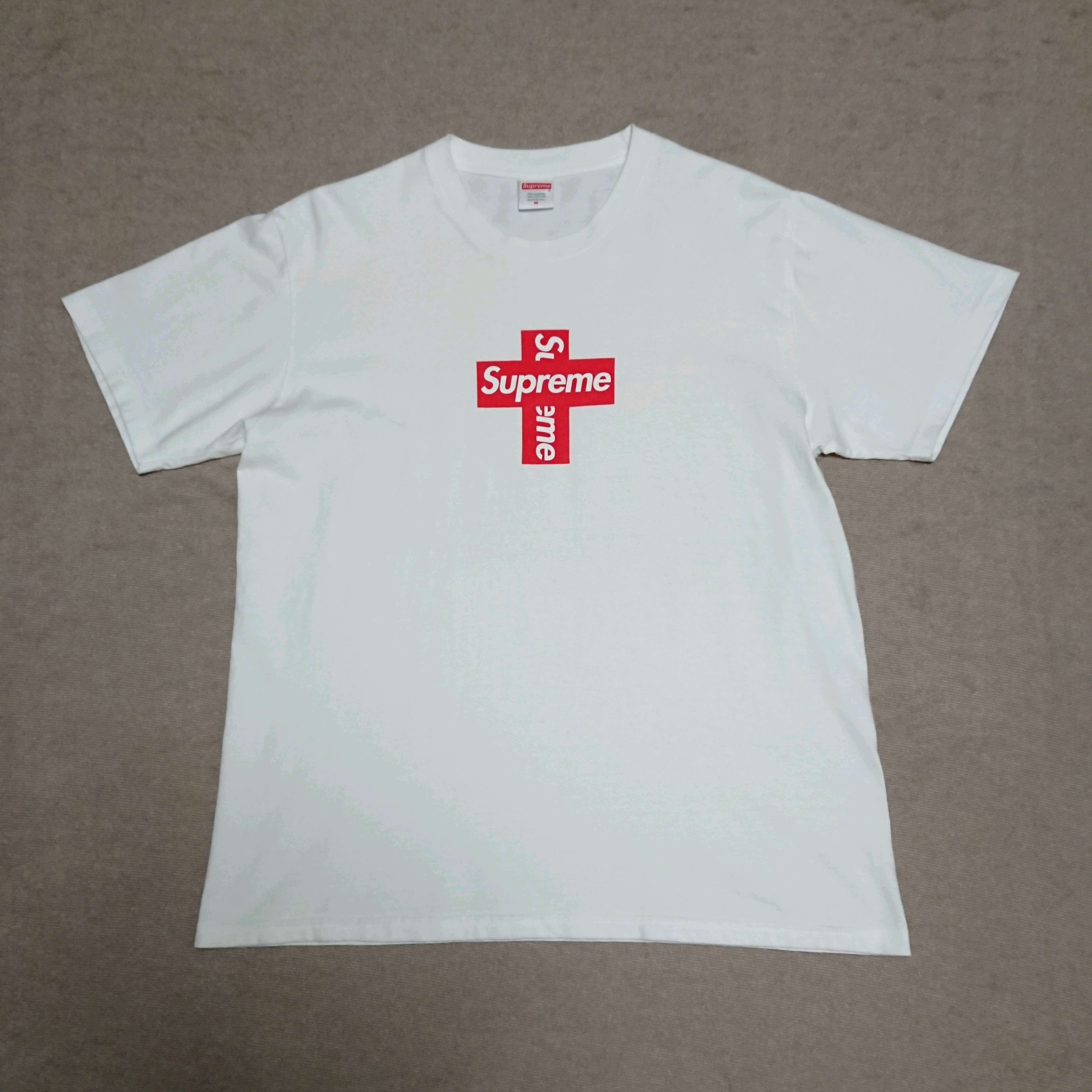 Supreme Cross Box Logo Tee "White"