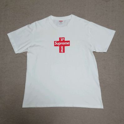 Supreme Cross Box Logo Tee "White"