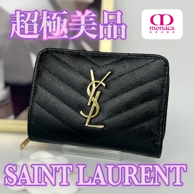 サンローラン ラージジップウォレット ysl ライン (グレイン サンローラン ラージジップウォレット ysl ライン (グレイン