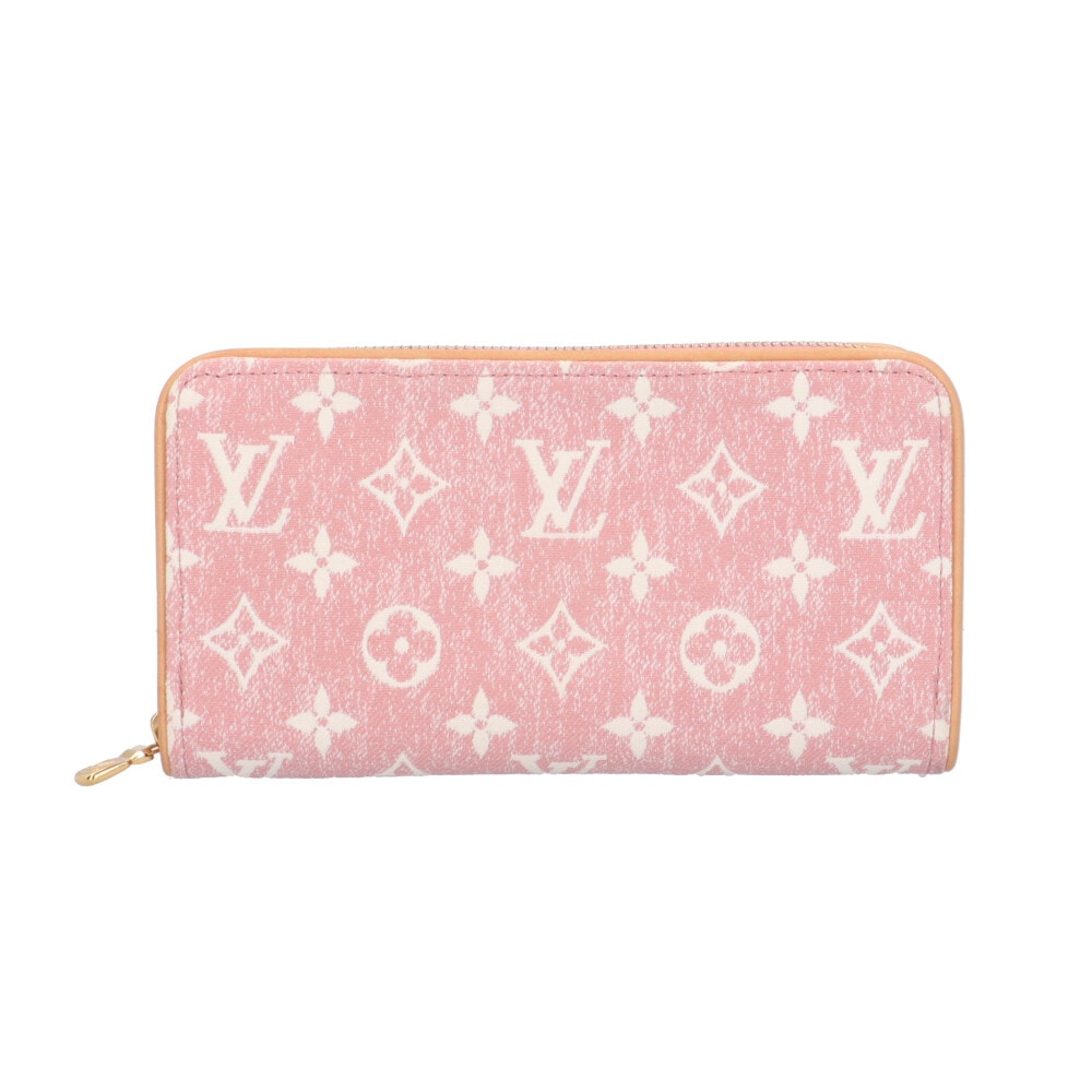 ルイヴィトン ジッピーウォレット モノグラムジャカードデニム 長財布 M81182 レディース LOUIS VUITTON  中古