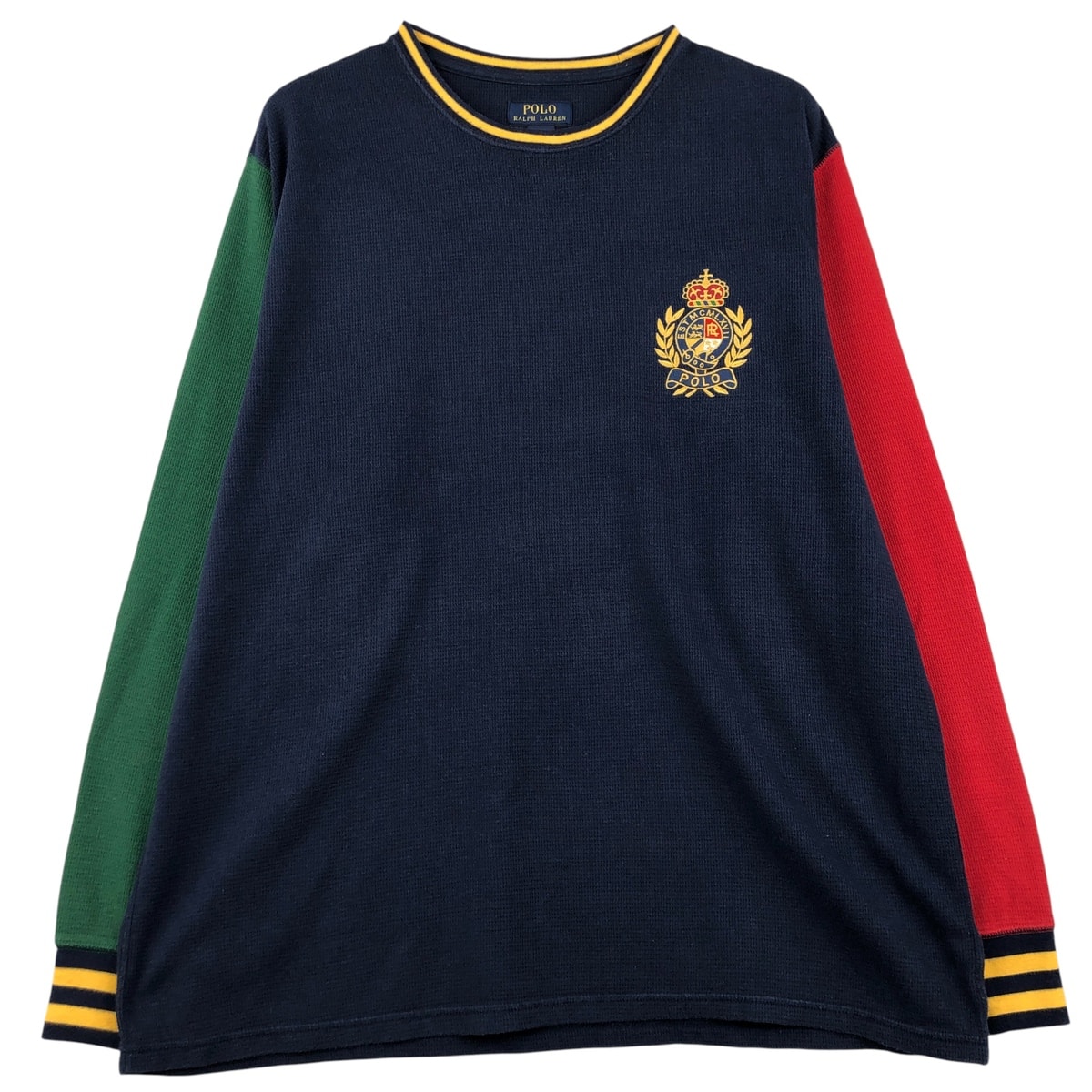 古着 ラルフローレン Ralph Lauren POLO RALPH LAUREN SLEEPWEAR サーマルロングTシャツ メンズXXL相当/eaa608514