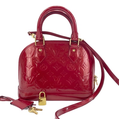 ヴィトン LV モノグラム・ヴェルニ アルマ BB ハンドバッグ【中古】