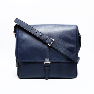 プラダ PRADA サフィアーノレザー メッセンジャーバッグ ショルダーバッグ【中古】