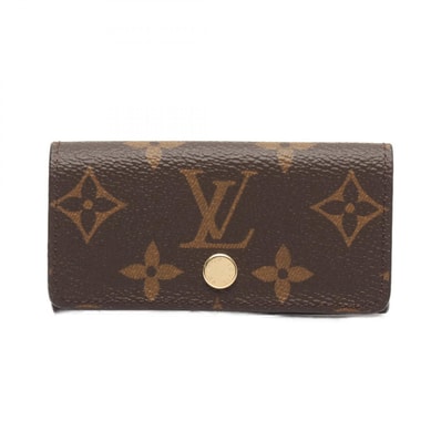 ルイ・ヴィトン LOUIS VUITTON ミュルティクレ4 キーケース アクセサリー PVCコーティングキャンバス PVC モノグラム レディース ブラウン系 M69517 【中古】