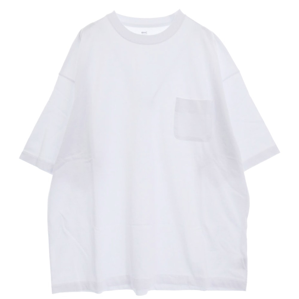 Ron Herman ロンハーマン Tシャツ RHC ポケット付き クルーネック 半袖 Tシャツ ホワイト ホワイト系 XL【中古】