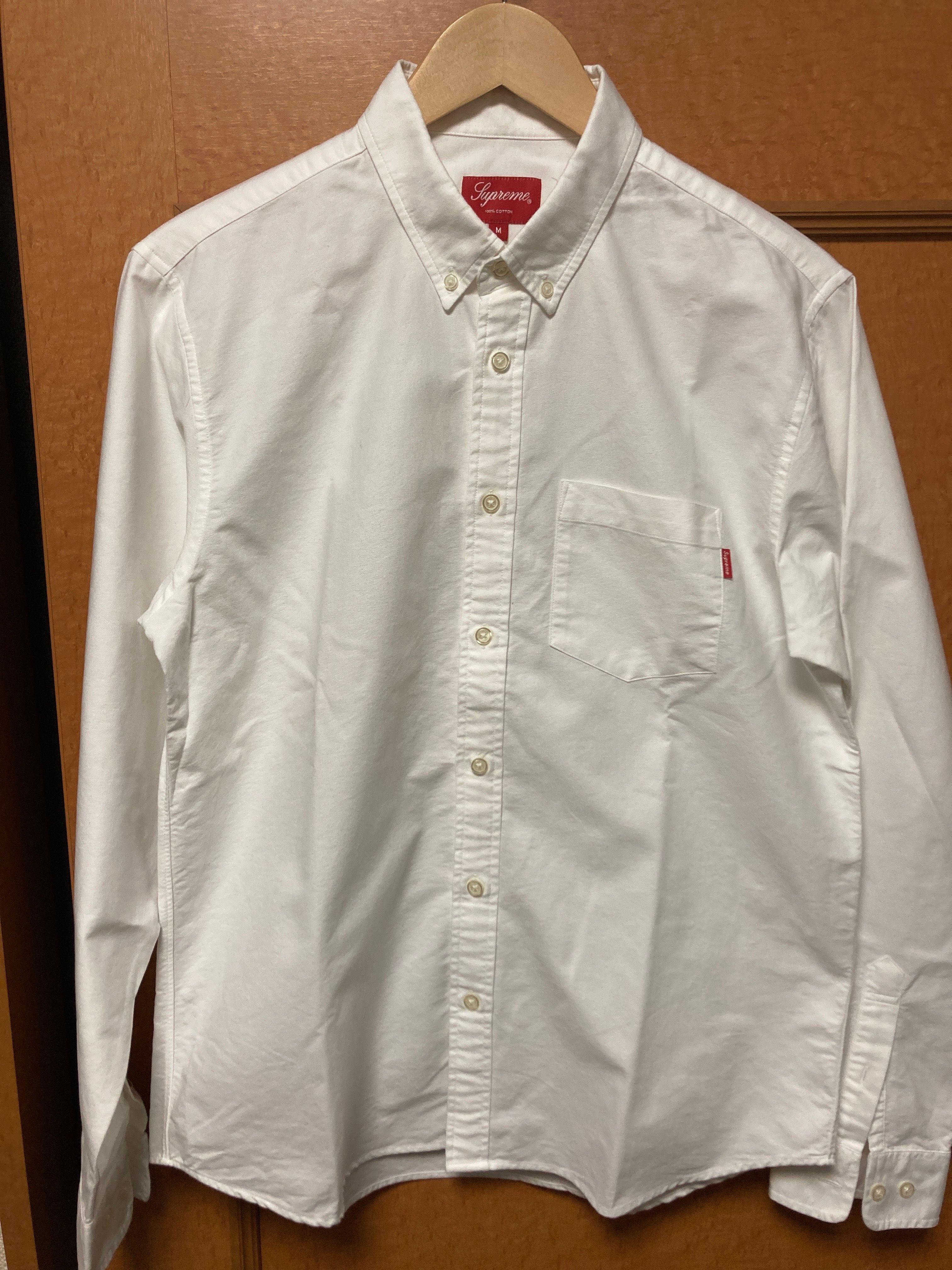 シュプリーム　oxford shirt ホワイト