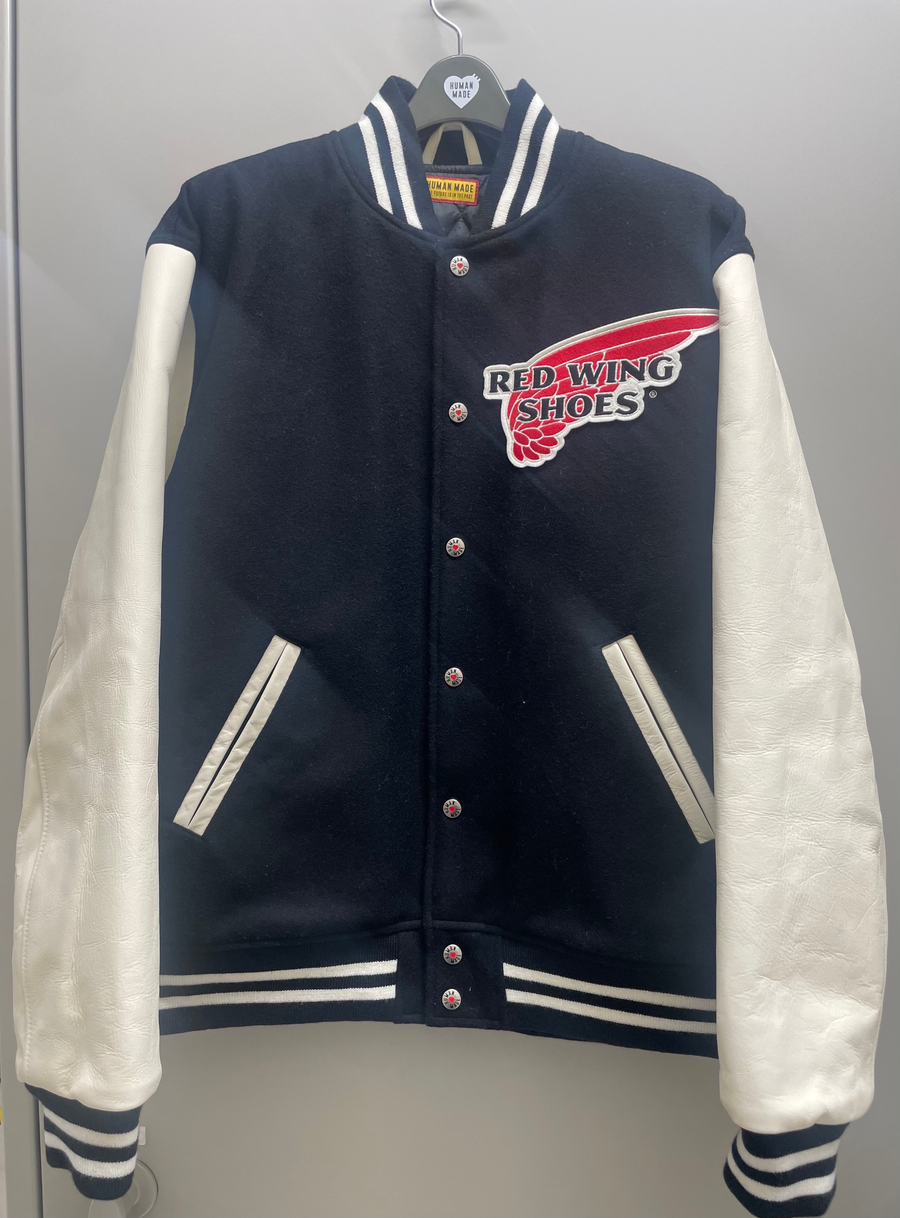 HUMAN MADE x RED WING Varsity Jacket "Black"