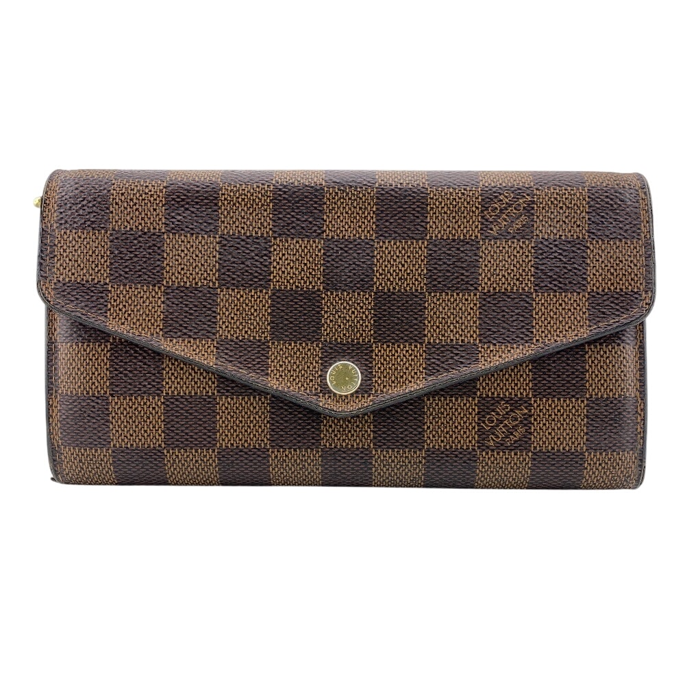 ルイヴィトン LOUIS VUITTON 長財布 ダミエ ポルトフォイユサラ N60144 ブラウン