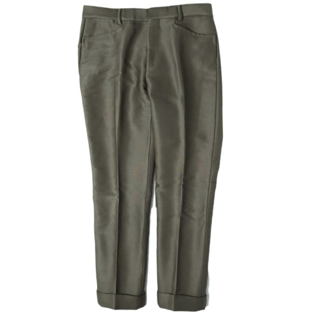 TOM FORD トムフォード イタリア製 Atticus Western Pocket Trouser ウールギャバジン ウエスタンポケット トラウザーズ 244R21 752J42 46 OLIVE パンツ スラックス ボトムス g27769