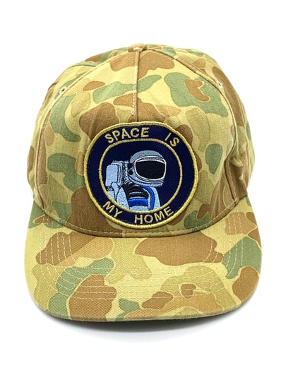 Saint Laurent Space Patch Cap Camo