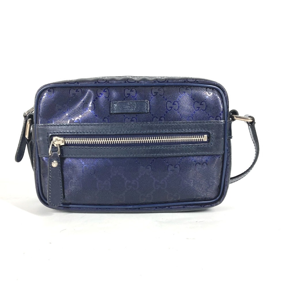 グッチ GUCCI GG インプリメ 201447 カバン 斜め掛け ポシェット ショルダーバッグ GGインプリメ ブルー