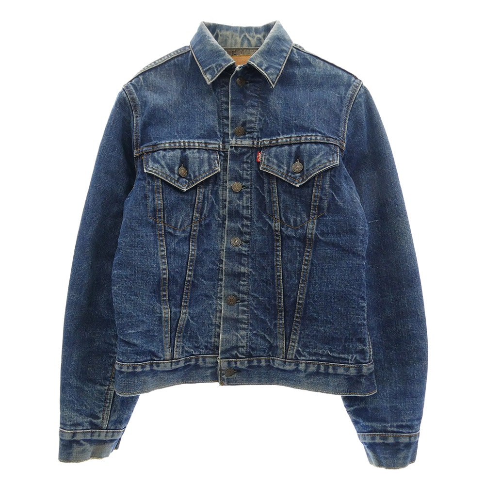 Levi's リーバイス デニムジャケット 70s 70505-0317 BIG E 4th ブランケット付 ケアタグ ボタン裏525 デニム ジャケット インディゴブルー系【中古】