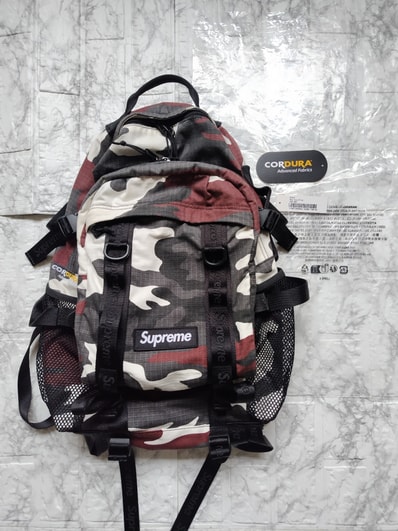 Supreme Backpack (26SS) "Red Camo"