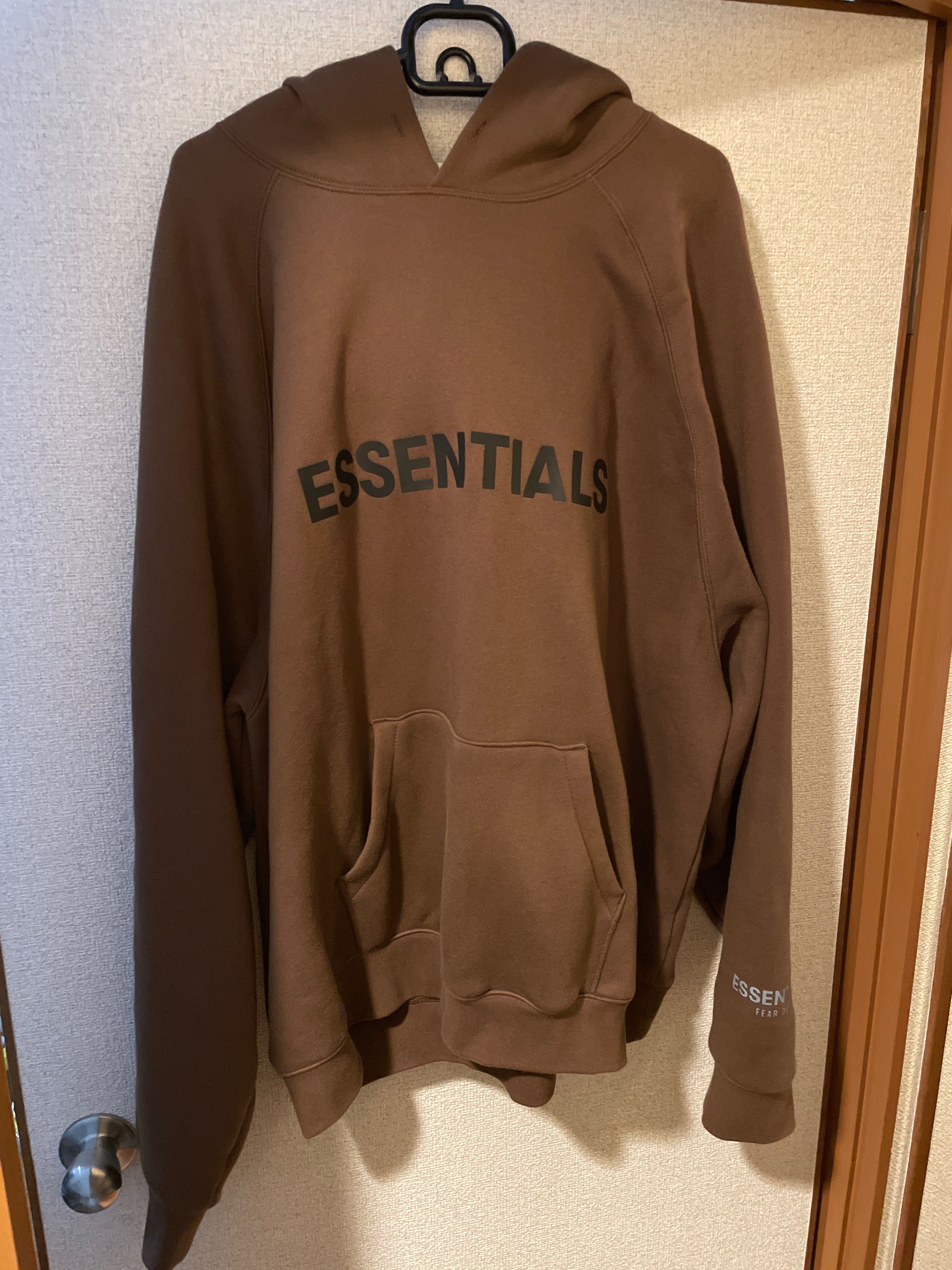 FEAR OF GOD ESSENTIALS / SSENSE 3D Silicon Applique Pullover Hoodie "Rain Drum"