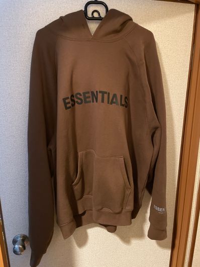 FEAR OF GOD ESSENTIALS / SSENSE 3D Silicon Applique Pullover Hoodie "Rain Drum"