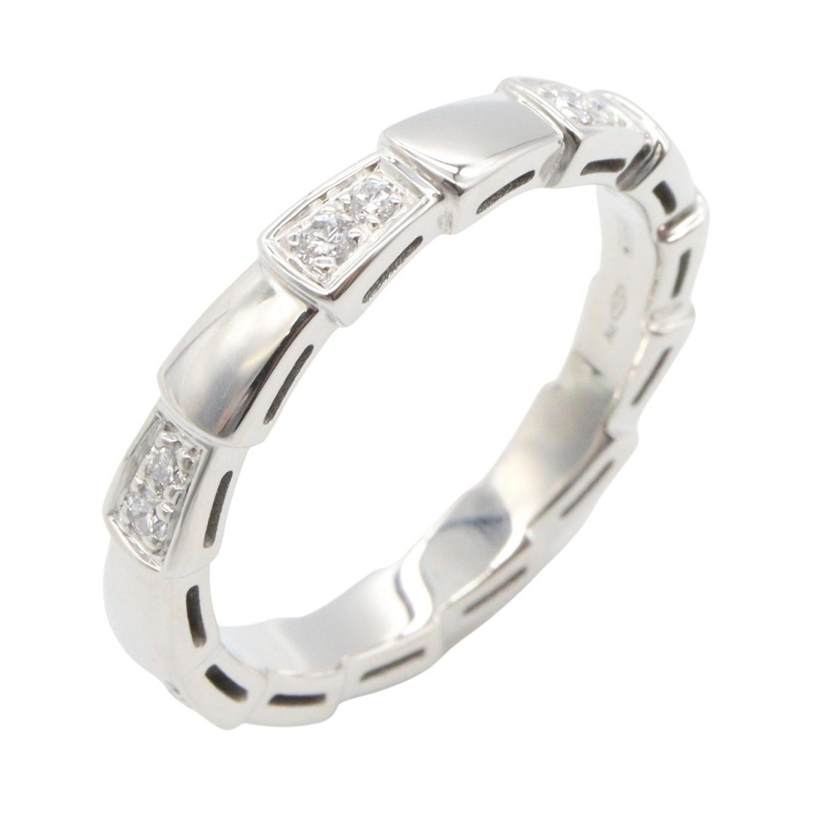 ブルガリ BVLGARI セルペンティ ヴァイパー ダイヤ リング リング・指輪 ジュエリー K18WG(ホワイトゴールド) ダイヤモンド レディース シルバー系 / クリア系 353394 【中古】