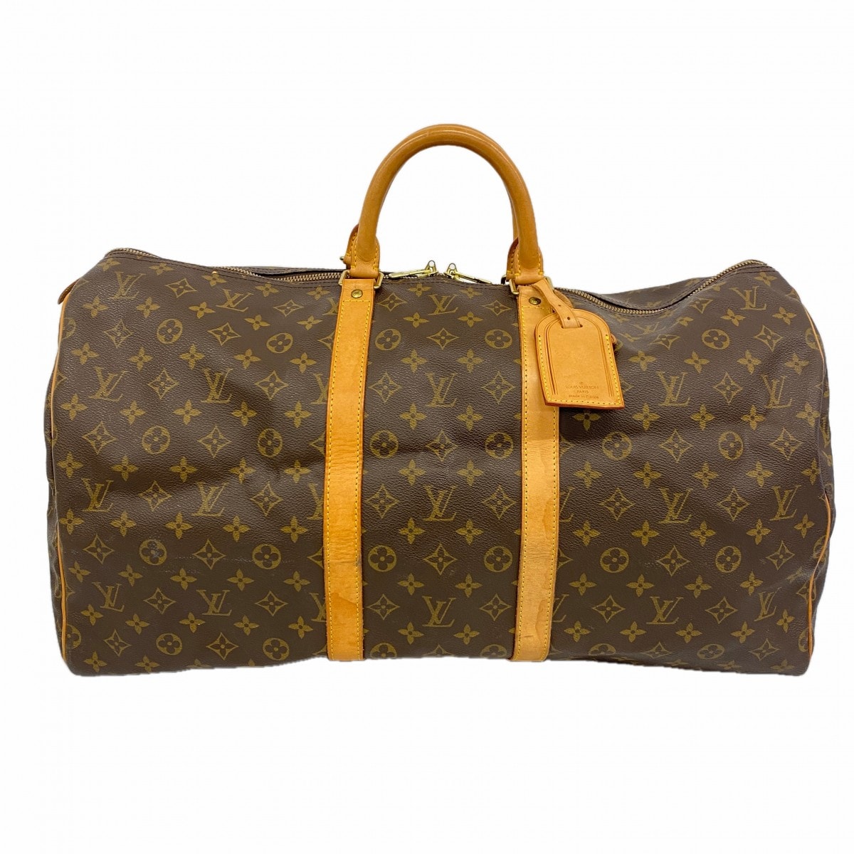 【6db0967】ルイヴィトン ボストンバッグ モノグラム キーポル55 M41424 ブラウン【中古】メンズ レディース ユニセックス
