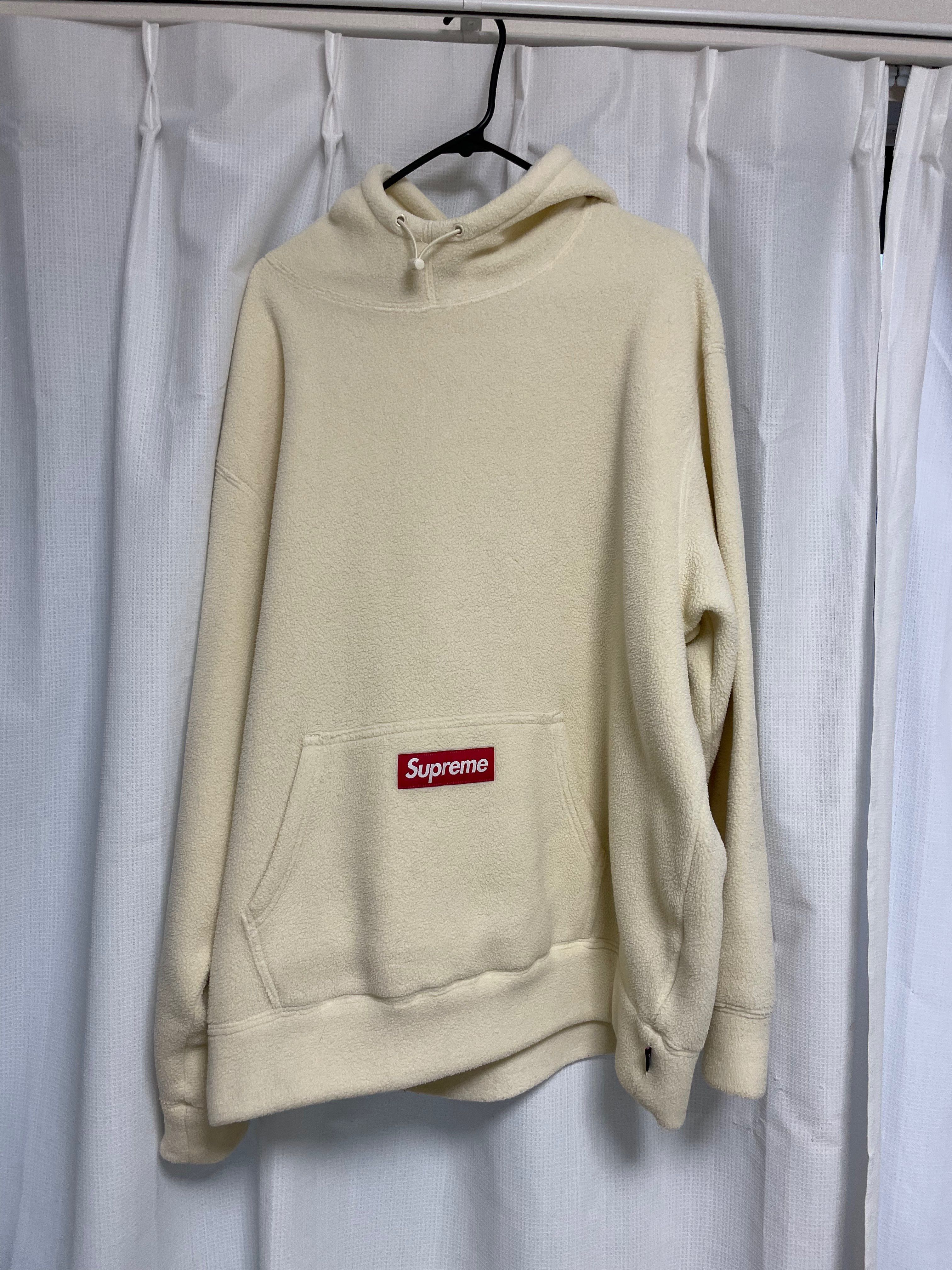Supreme Polartec Hooded Sweatshirt "Natural"