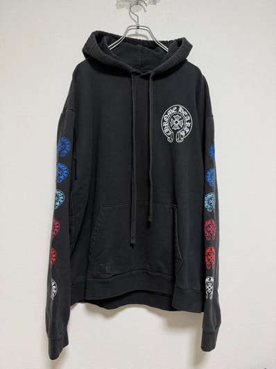 Chrome Hearts Multicolor Horseshoe Logo Hoodie "Black"