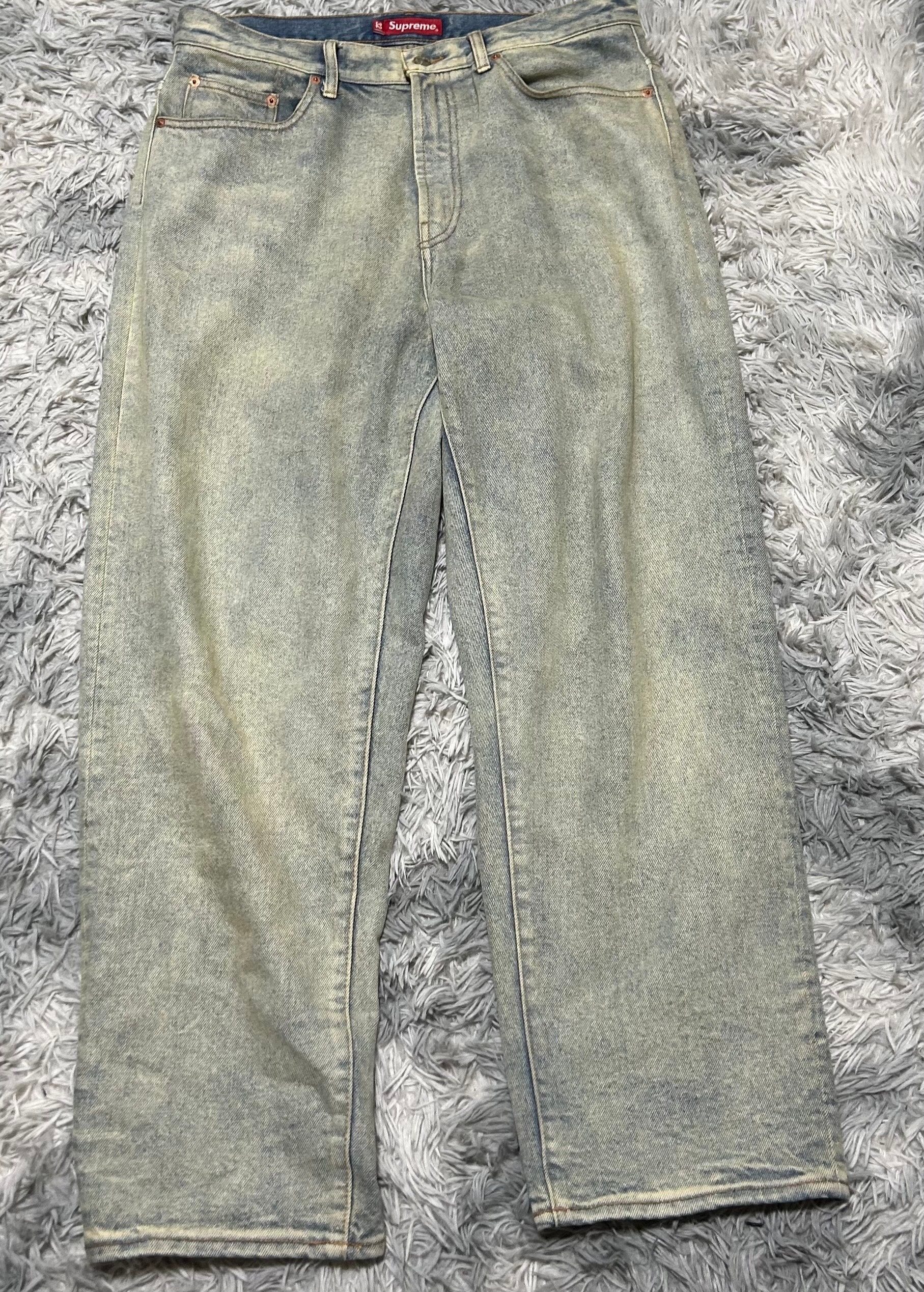 Supreme Baggy Jean "Dirty Indigo" (23SS)