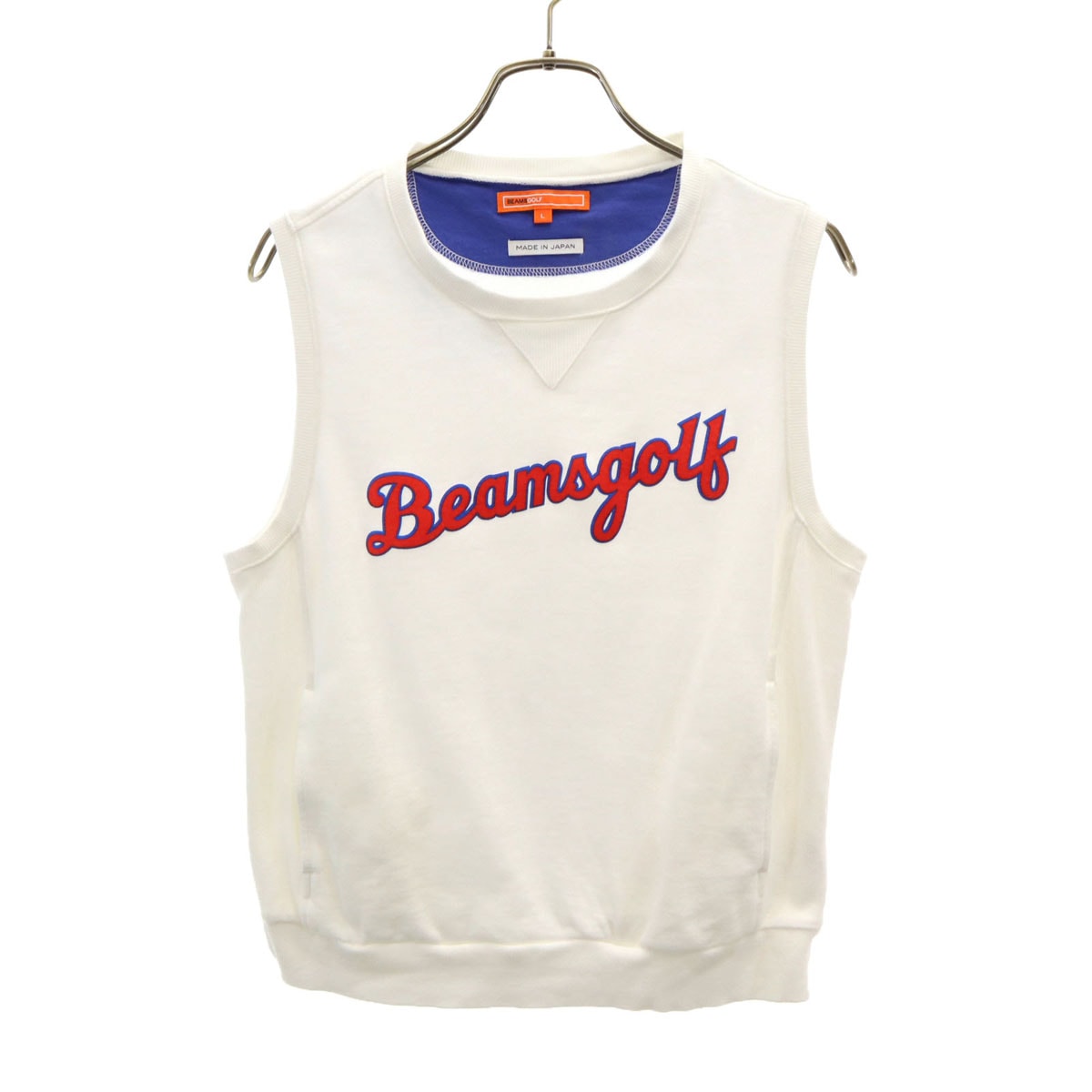 BEAMS GOLF ビームスゴルフ スウェット タンクトップ L ホワイト系