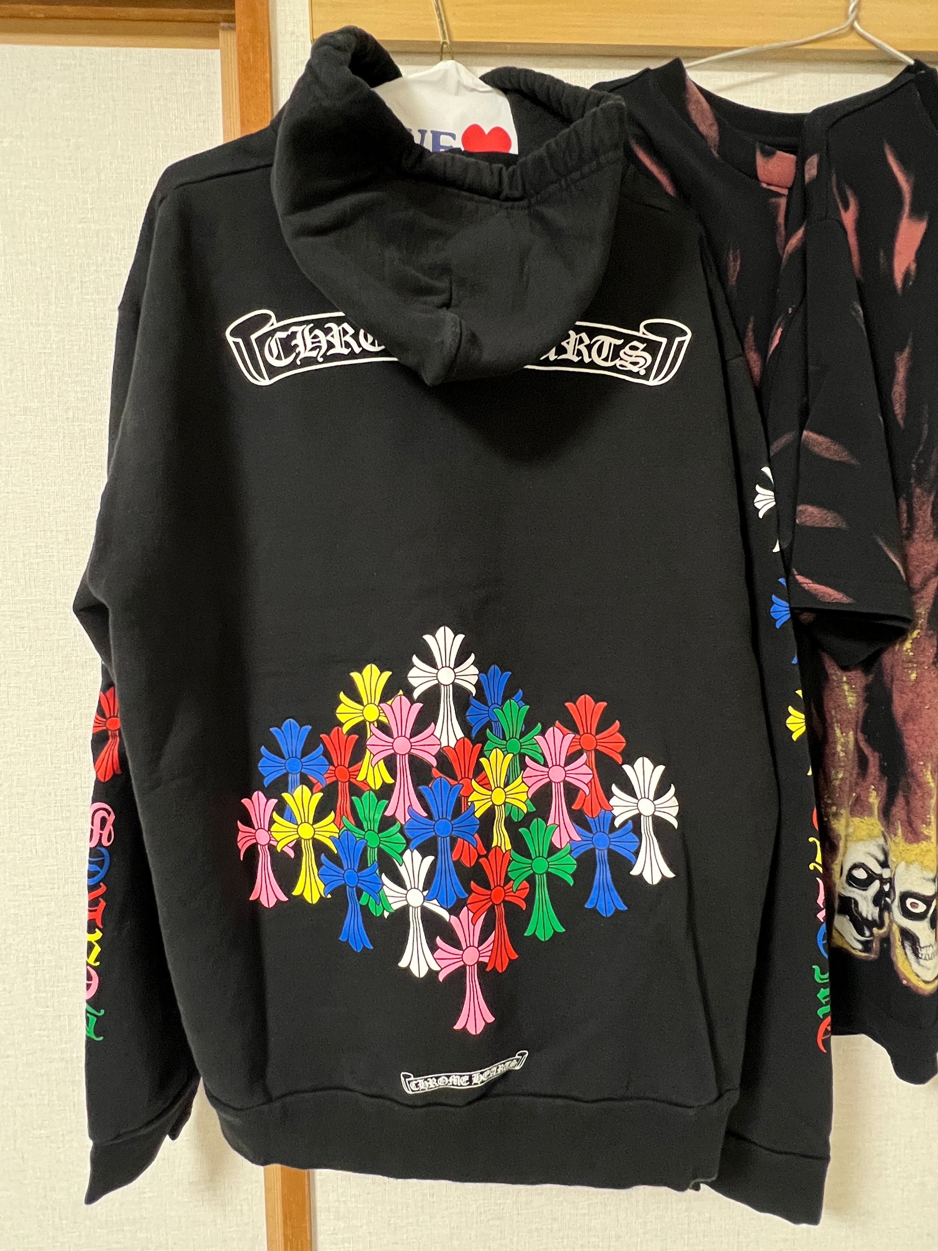 Chrome Hearts Multicolor Pullover Hoodie "Black"