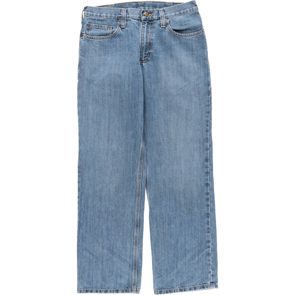 古着 カーハート Carhartt テーパードデニムパンツ メンズw33相当/eaa617220