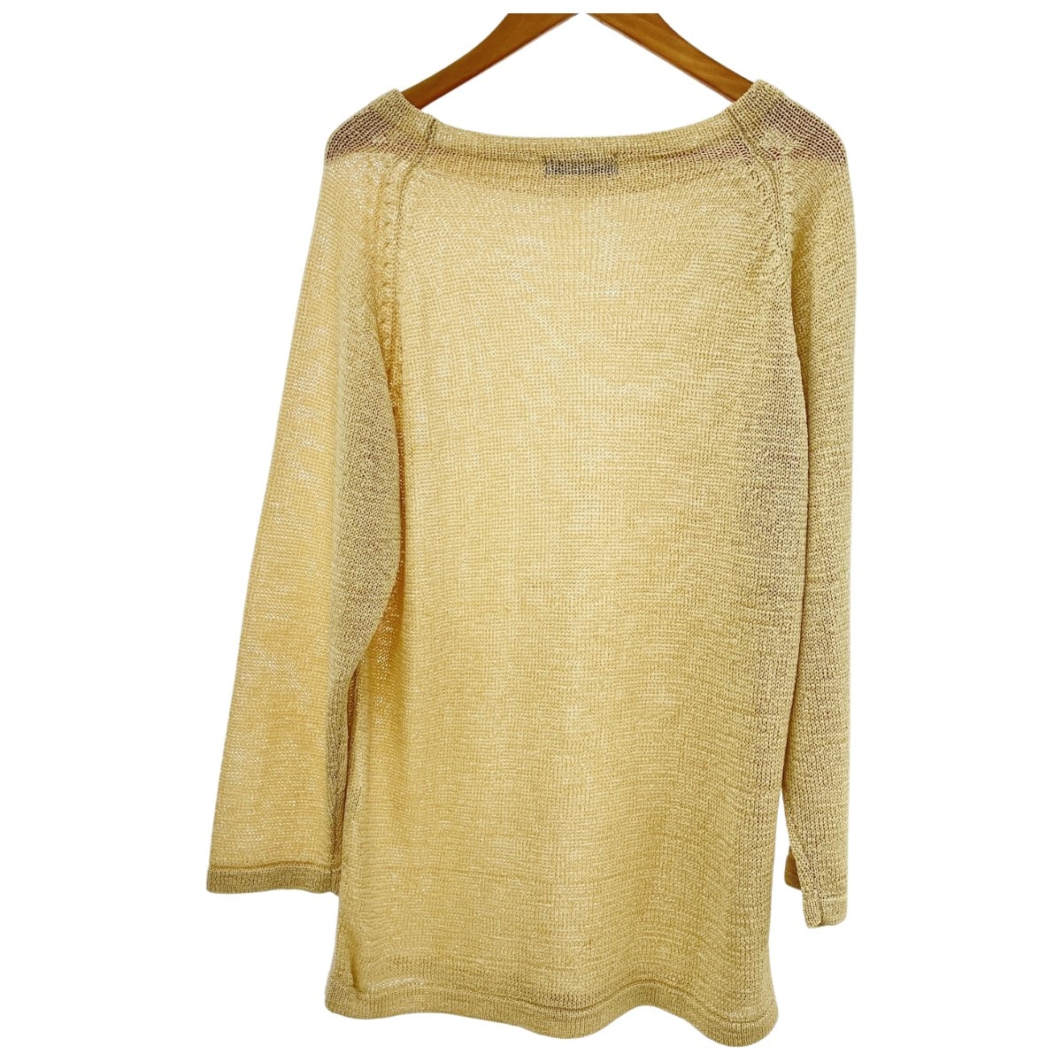 ◆◆ISSEY MIYAKE イッセイミヤケ カットソー SIZE M PE51-KJ182 ベージュ