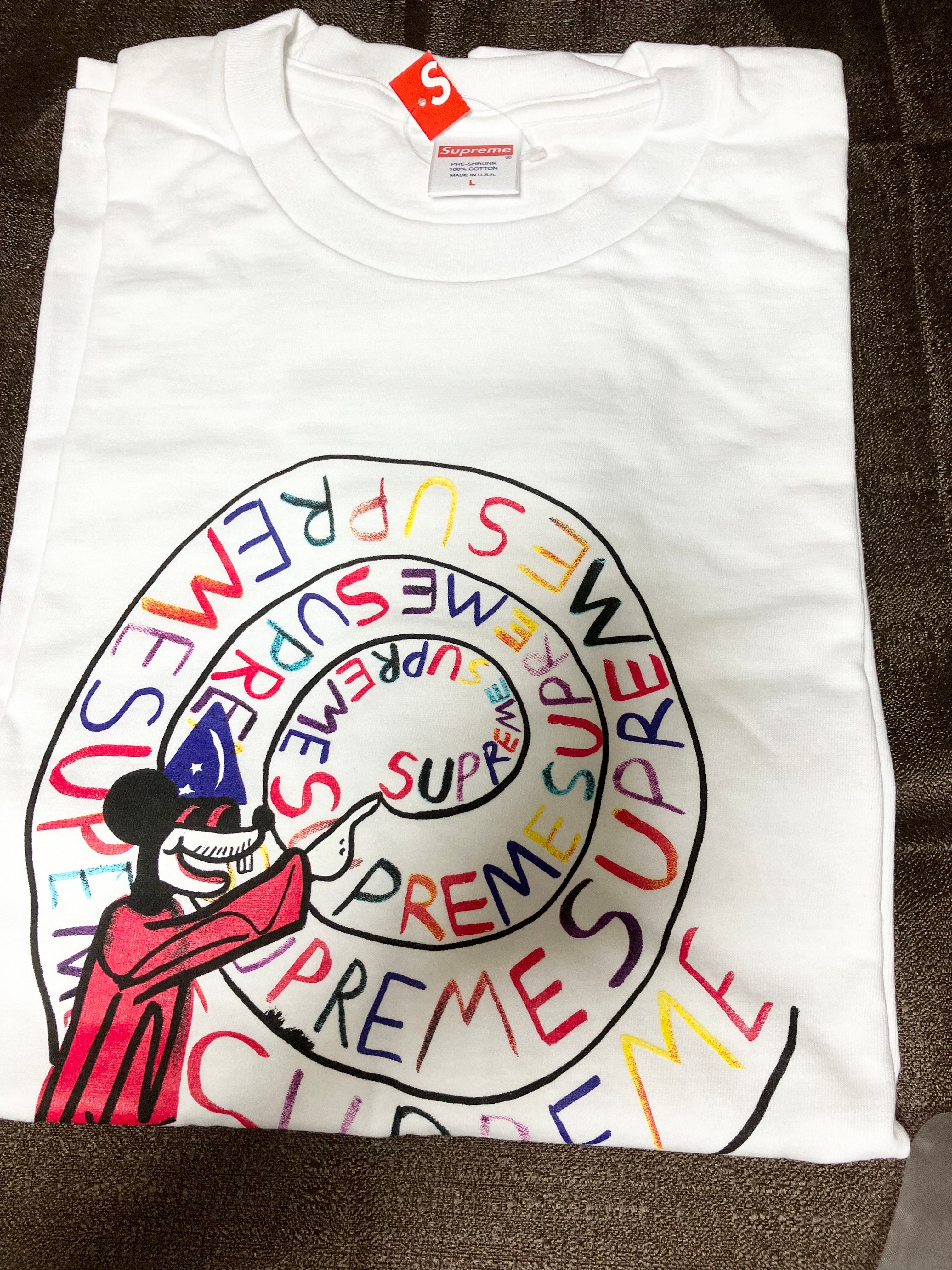 シュプリーム ジョー ロバーツ スワール Tシャツ "ホワイト"