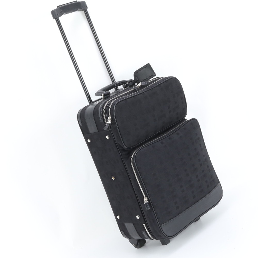 ■極美品 バリー スーツケース レザー×キャンバス