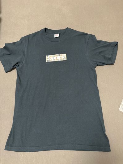 Supreme / Burberry Box Logo Tee "Black"