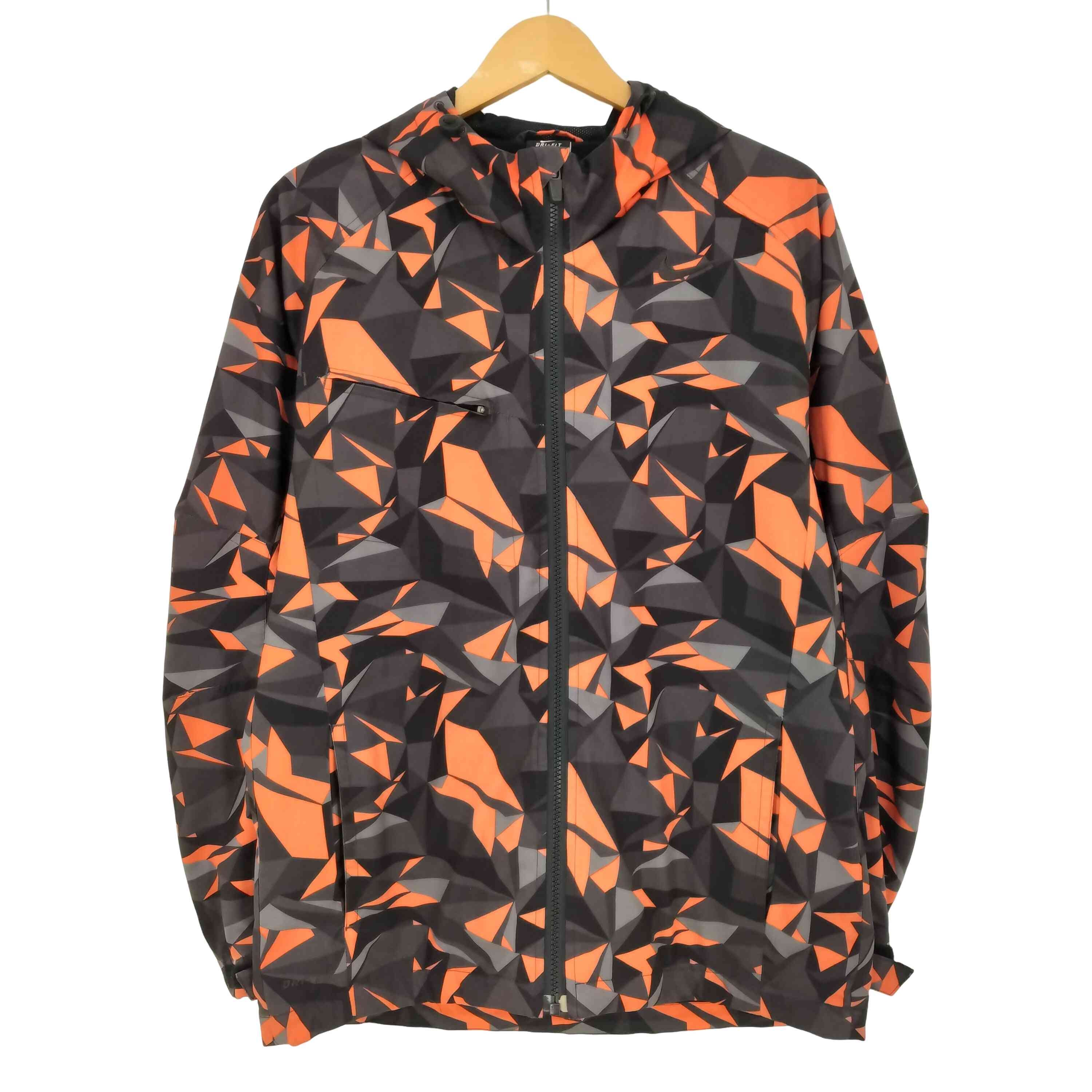 幾何学模様 スウッシュ 裏地メッシュ マウンテンパーカー【1141078167581】