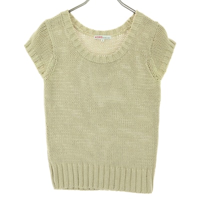 美品 Michael Kors マイケルコース フレンチスリーブ ニット 4 ベージュ