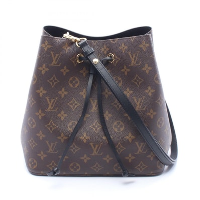 ルイ・ヴィトン LOUIS VUITTON ネオノエ ショルダーバッグ バッグ PVCコーティングキャンバス レザー モノグラム ノワール レディース ブラウン系 / ブラック系 M44020 【中古】