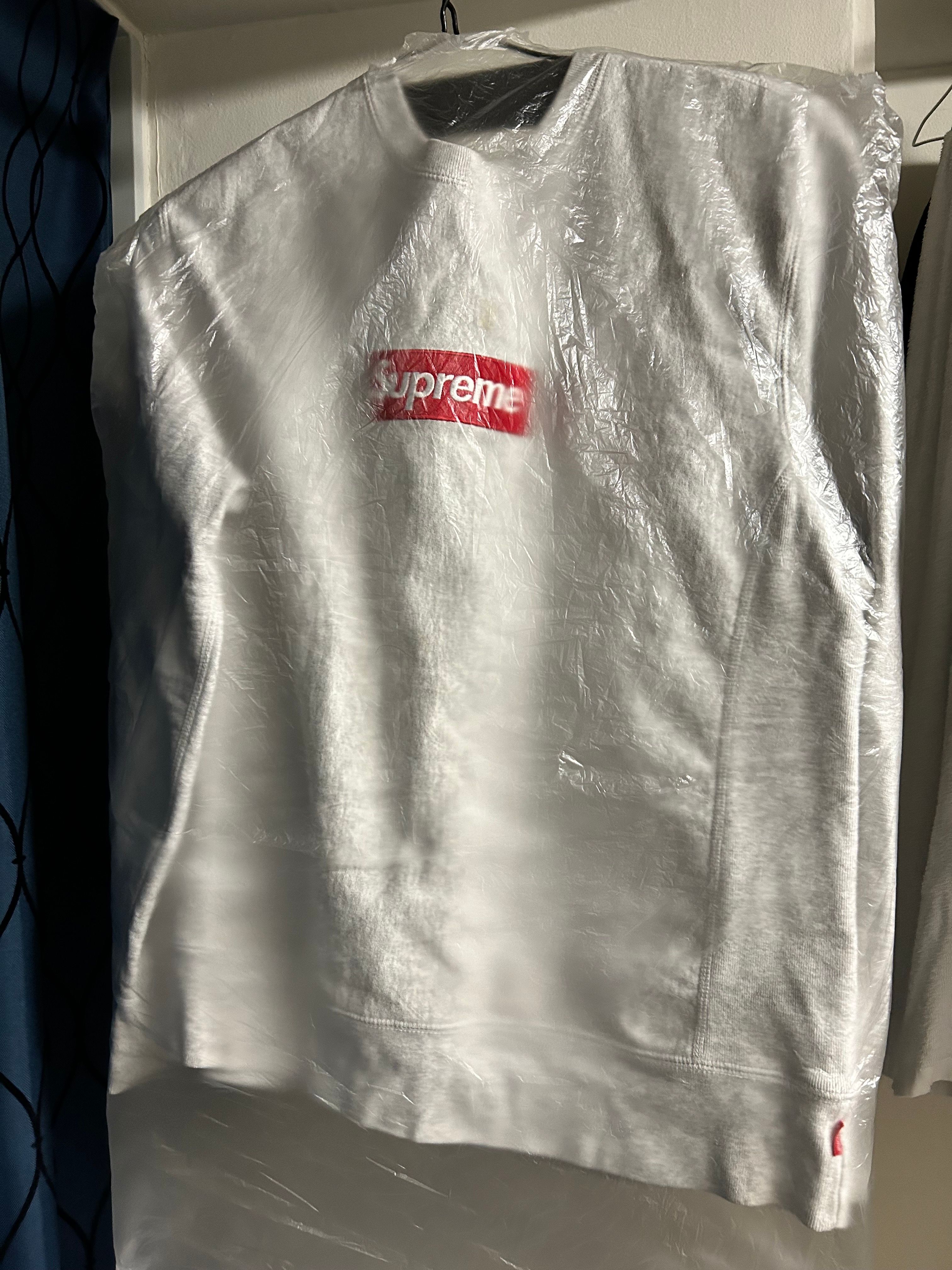 Supreme Box Logo Crewneck Sweatshirt "Ash Grey" (18FW)