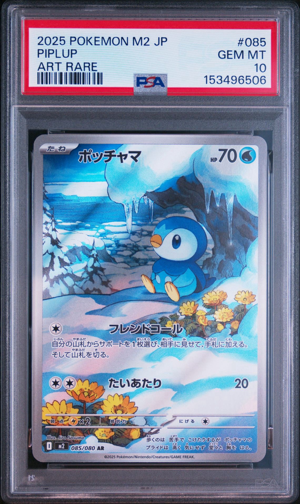 PSA10】ポッチャマ AR [M2 085/080](拡張パック「インフェルノX」) 1枚