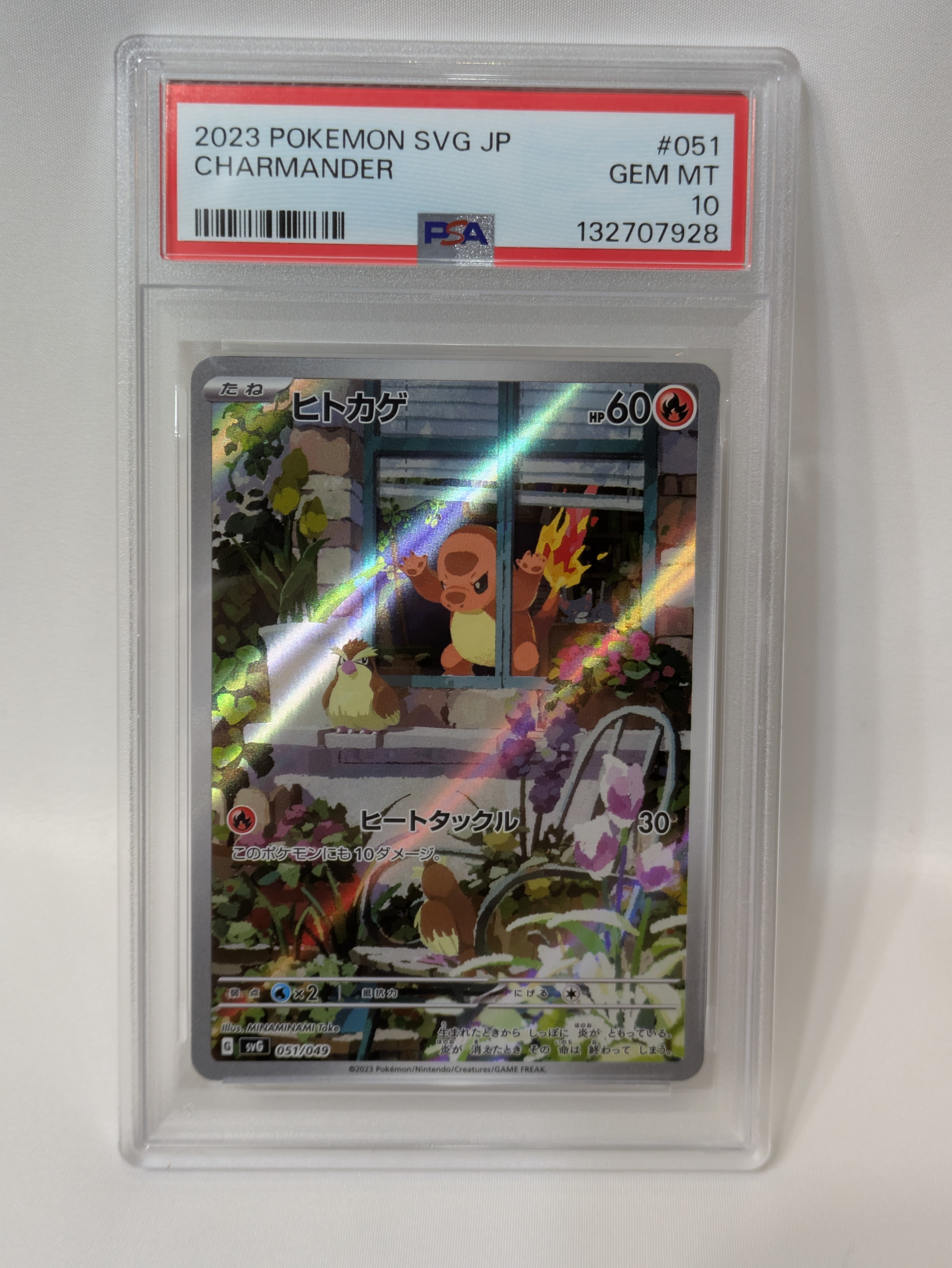 ヒトカゲ :フルイラスト [SVG 051/049](スペシャルデッキセットex「フシギバナ・リザードン・カメックス」)