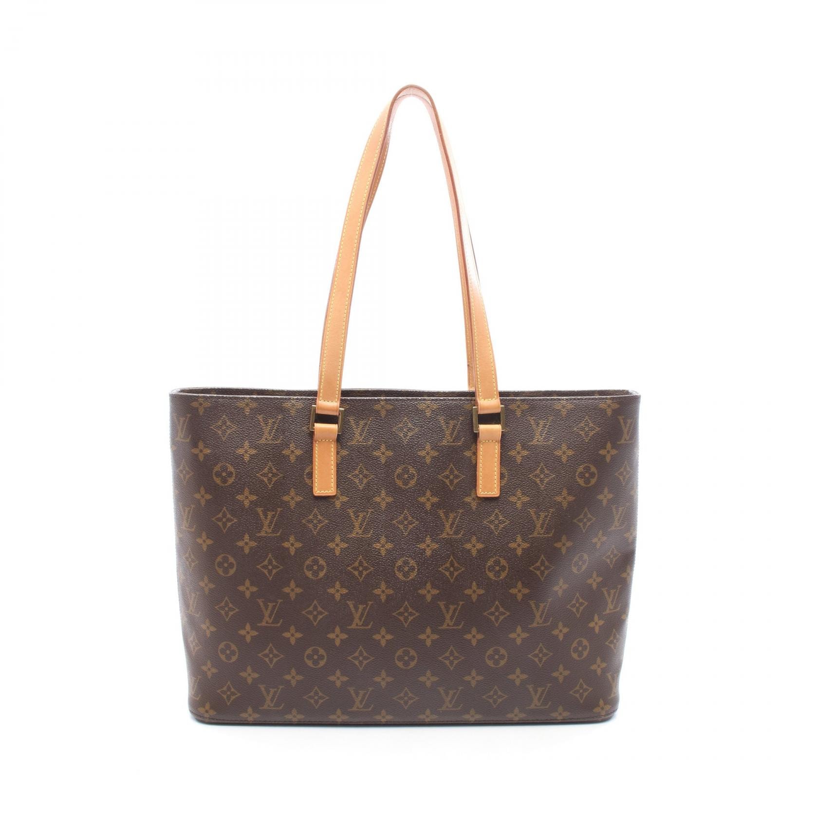 ルイ・ヴィトン LOUIS VUITTON ルコ トートバッグ バッグ PVCコーティングキャンバス レザー モノグラム レディース ブラウン系 M51155 【中古】