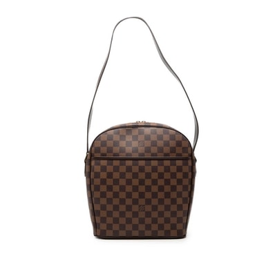 ルイ ヴィトン ダミエ イパネマGM ショルダーバッグ N51292 ブラウン PVC レザー レディース LOUIS VUITTON 【中古】