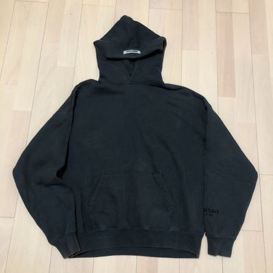 FEAR OF GOD ESSENTIALS 3M logo Pullover Hoodie "Black"