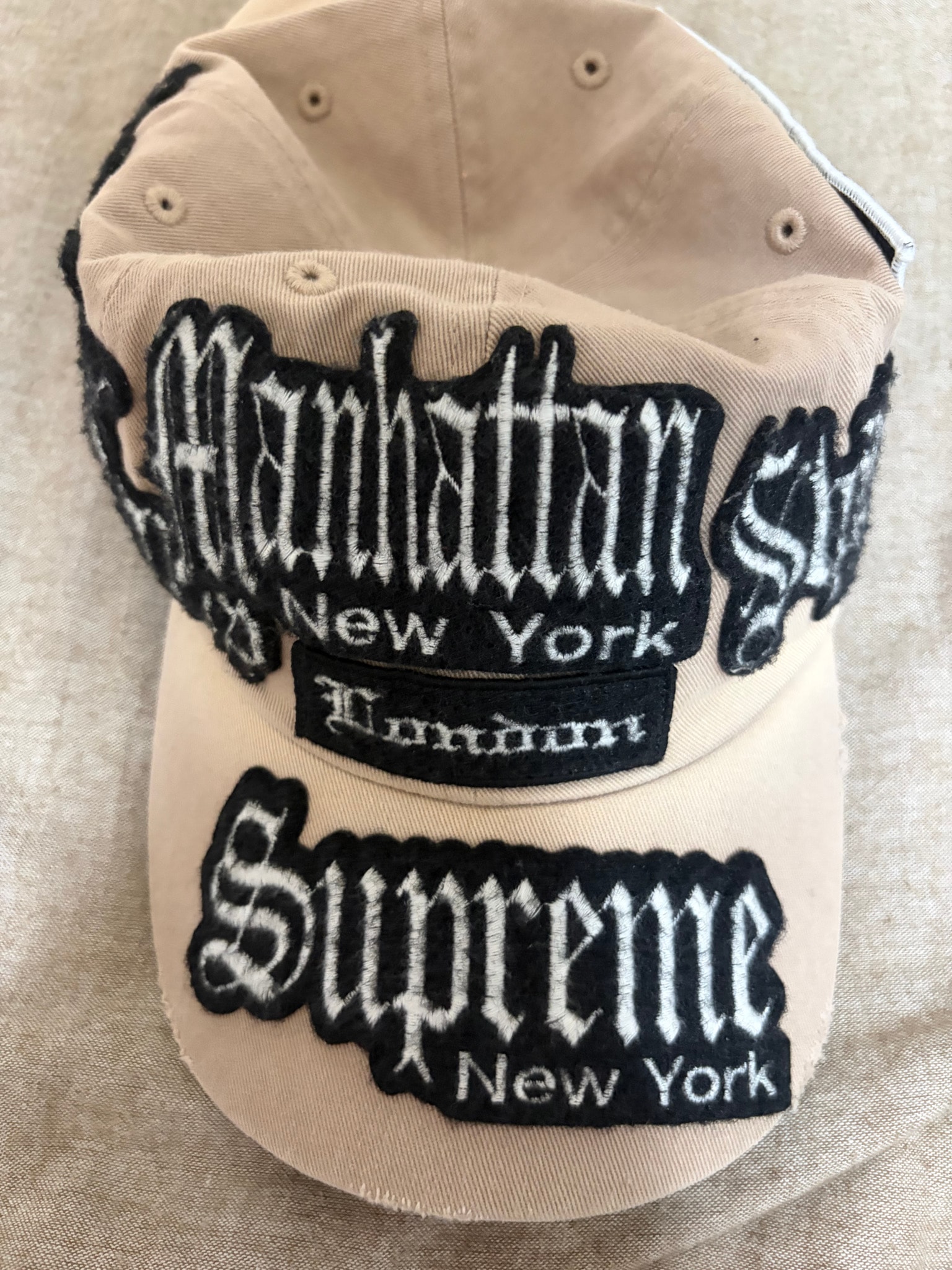 Supreme City Patches 6-Panel "Tan"