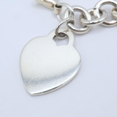 ティファニー ハートタグ ブレスレット 925 33.0g シルバー