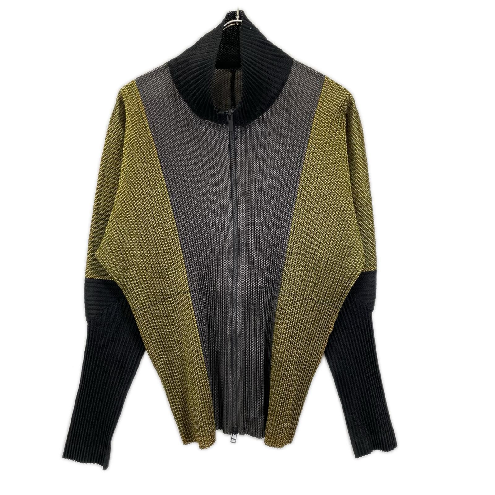 イッセイミヤケメン 13AW ME33JL232 プリーツ ジップアップ ジャケット 4