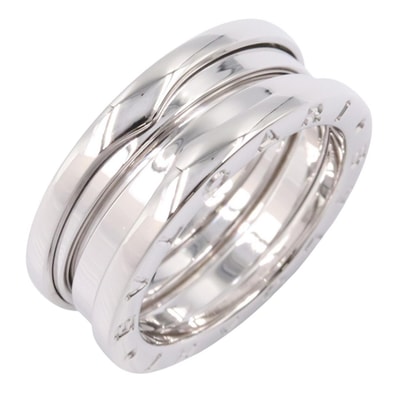 ブルガリ BVLGARI B-zero1 ビーゼロワン リング 3バンド リング・指輪 ジュエリー K18WG(ホワイトゴールド) メンズ レディース シルバー系 346583 【中古】