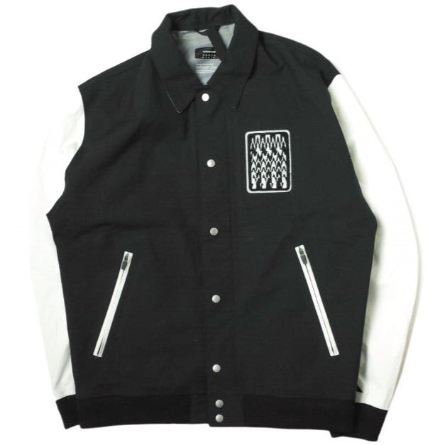 ACRONYM アクロニウム 22SS J94-VT 3L VARSITY JACKET バーシティジャケット L BLACK/WHITE スタジアムジャンパー スタジャン アウター g14159