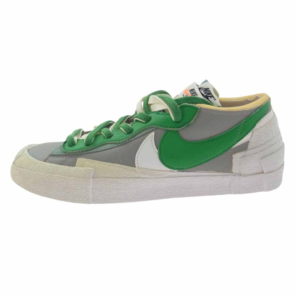 NIKE ナイキ スニーカー DD1877-001 × sacai Blazer Low Classic Green サカイ ブレーザー ロー クラシックグリーン グリーン系 グレー系 28.5cm【中古】