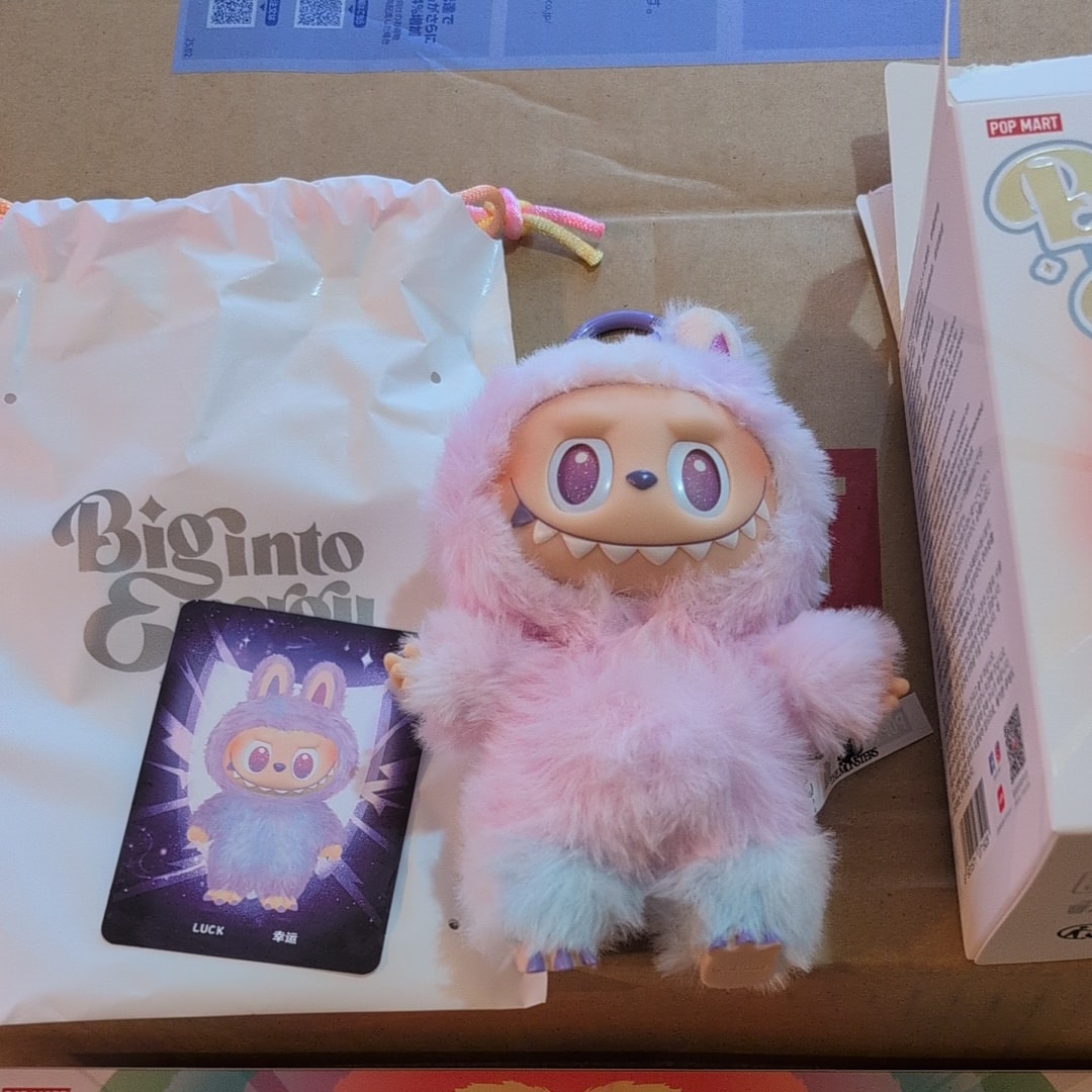 POP MART THE MONSTERS (LABUBU) Big into Energy Series Plush Pendant LUCK