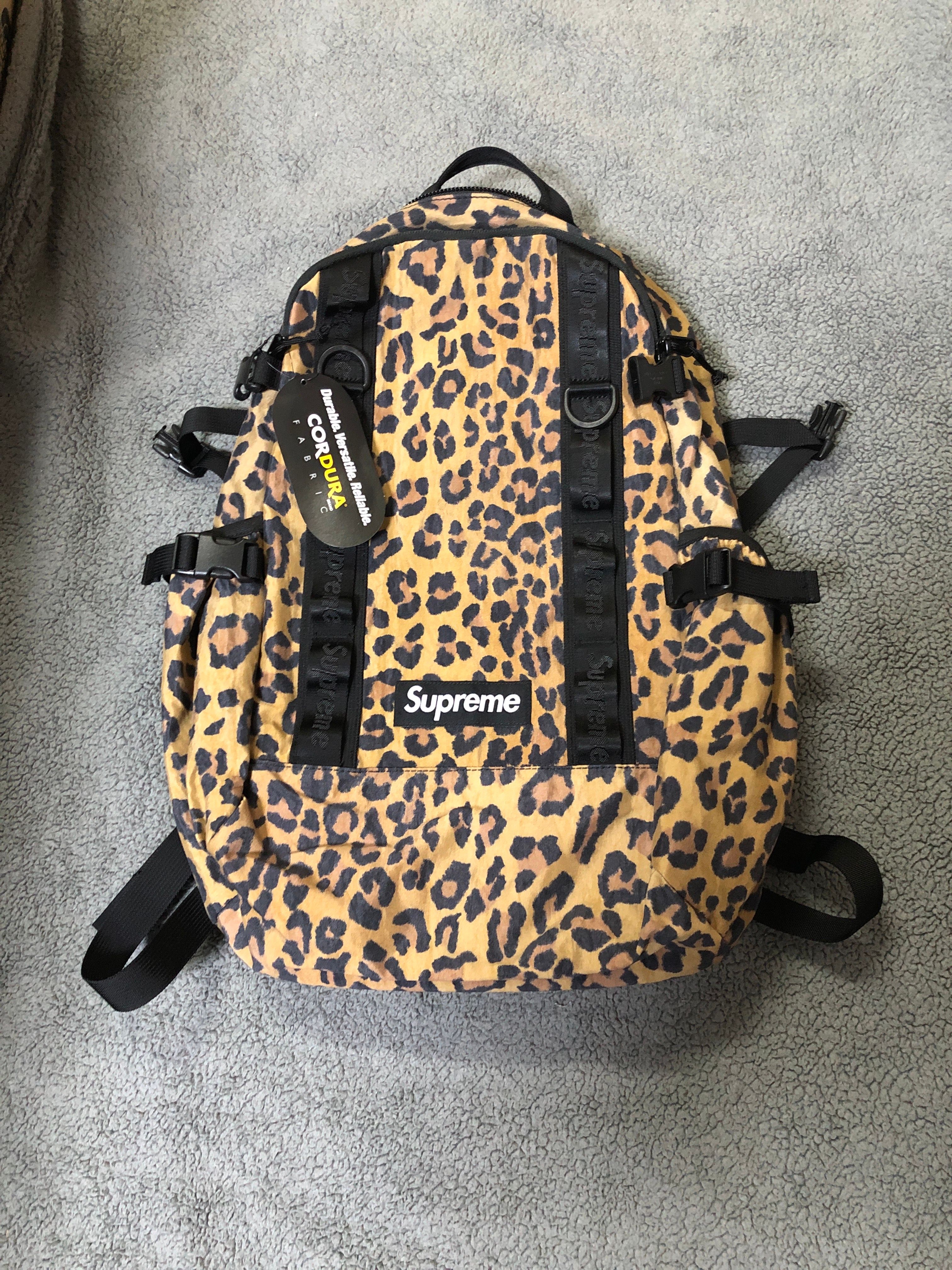 Supreme 20FW Backpack 21L "Leopard"
