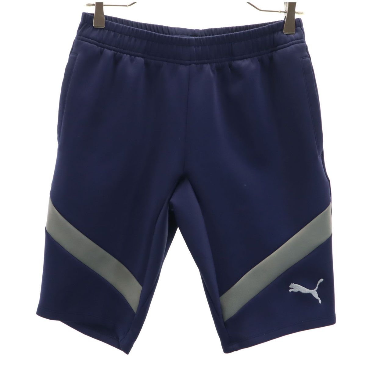 PUMA プーマ トレーニング インターロック ショートパンツ M ネイビー